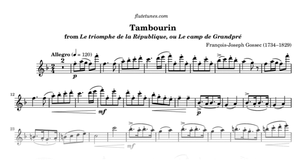 Le tambourin  imusic-blog encyclopédie musicale en ligne