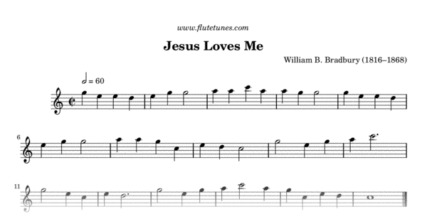 Jesus, Oh I Love You (LS) Sheet music for Flute (Solo)