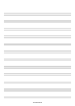 Free Printable Blank Sheet Music PRINTABLE TEMPLATES