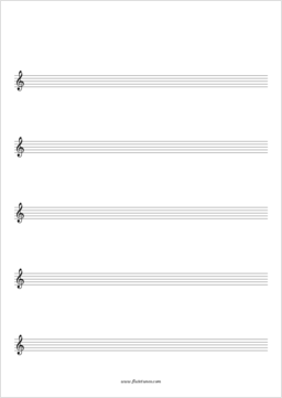 Old Blank Sheet Music Page. Music Paper with Empty Stave for Writing Notes.  Stock Illustration - Illustration of vector, sheet: 273275639