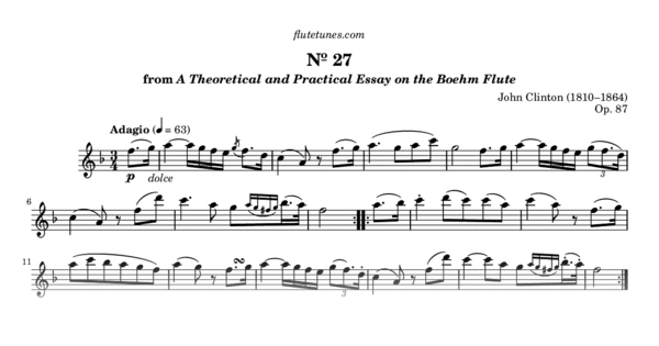 Study No. 27 in F major from A Theoretical and Practical Essay on the ...